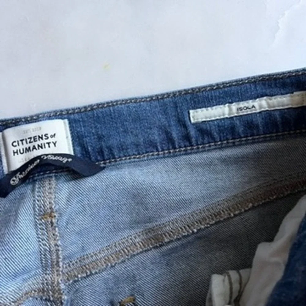 Citizens of Humanity Isola Jeans Medium Wash Raw Hem‎ High Rise size 30